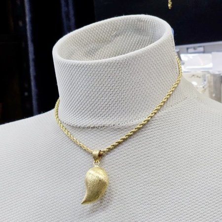 سنسال لوزه مطابق للدهب "مطلي بماء الدهب"