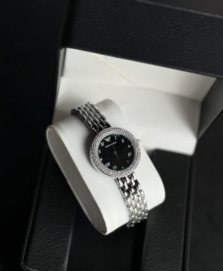 Armani silver & black